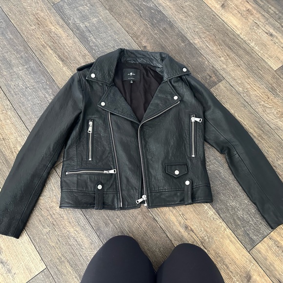 7 For All Mankind Jackets & Blazers - 7 for All Mankind Leather Jacket